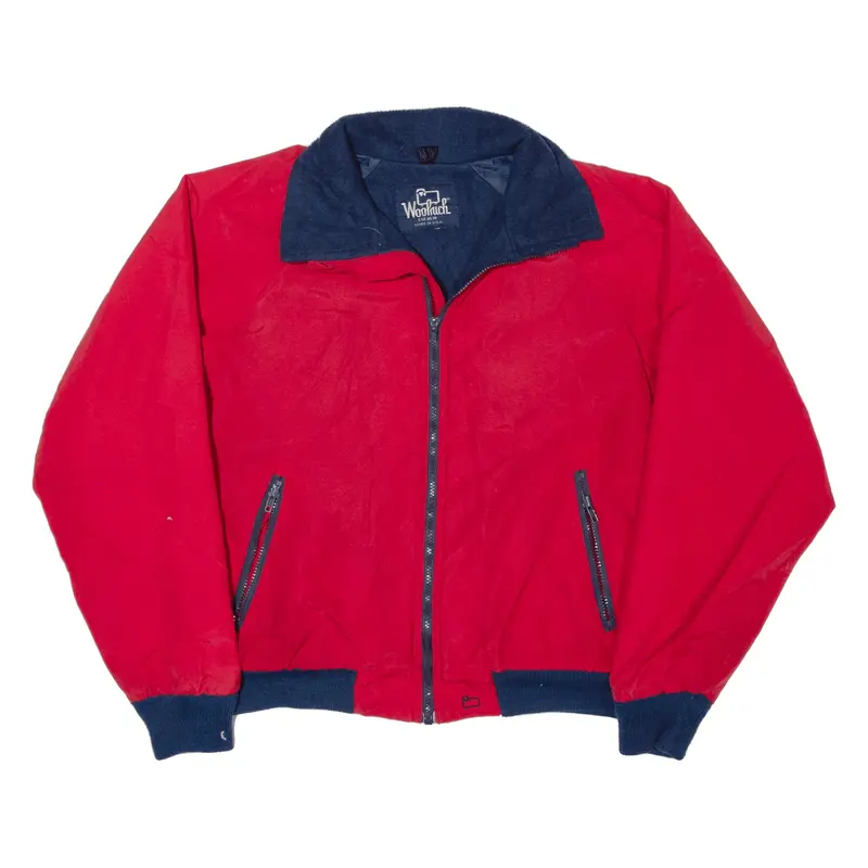 WOOLRICH Bomber Jacket Red Mens M