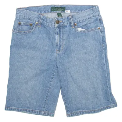 RALPH LAUREN Womens Jorts Shorts Blue M W28