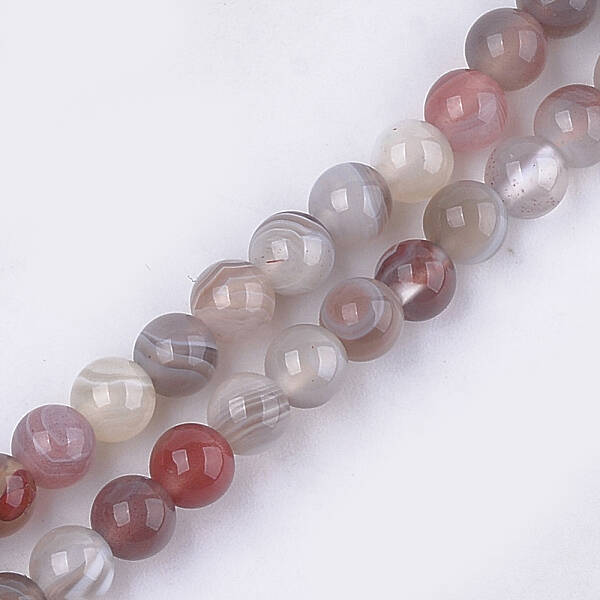 Natural Botswana Agate Beads Strands