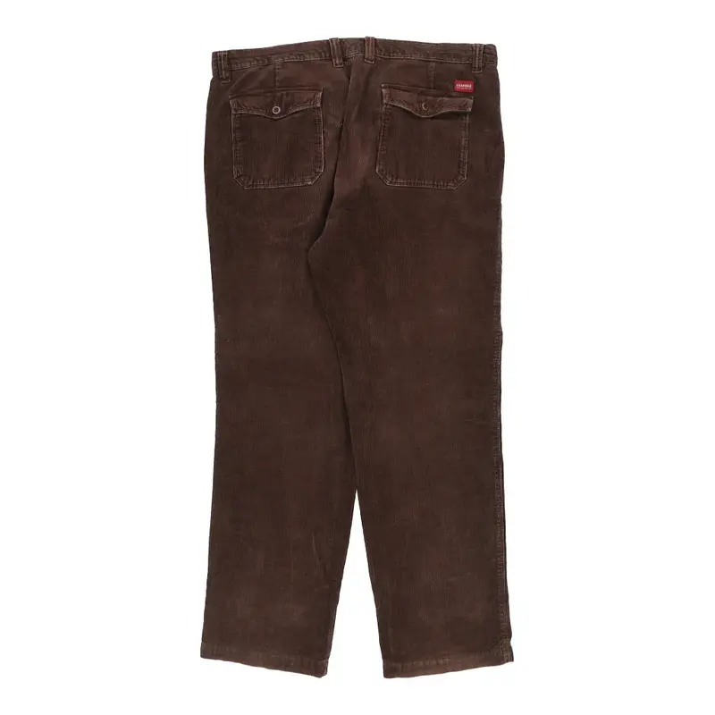 Carrera Cord Trousers - 41W 31L Brown Cotton
