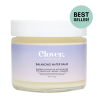 Balancing Water Balm - Skin Barrier Repair Deep Hydration Moisturizer Infused with Serum of Ceramides, Vegan Cholesterol, Pep...