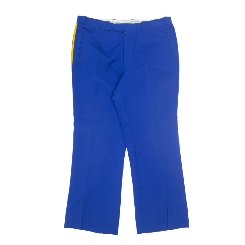 UNIFORMENFABRIK AG Suisse Workwear Uniform Trousers Blue Regular Bootcut Mens W34 L28
