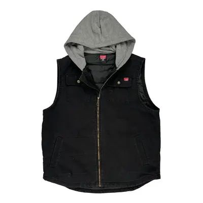 Wrangler Gilet - XL Black Cotton Blend