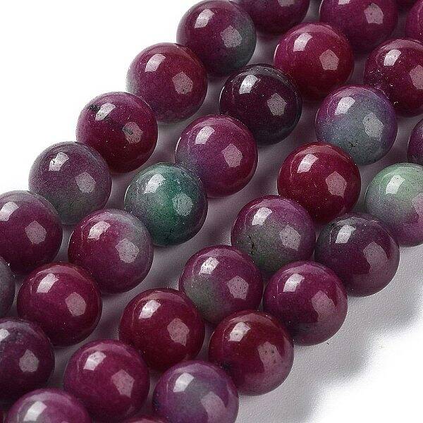 Dyed Natural Malaysia Jade Beads Strands
