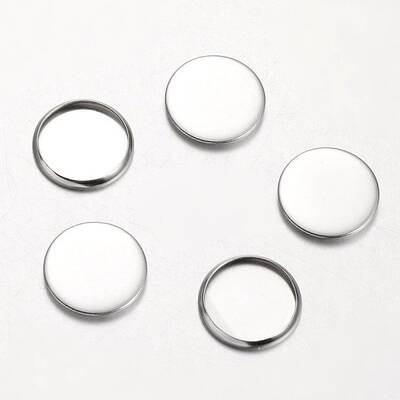 Tarnish Resistant Stainless Steel Plain Edge Bezel Cups