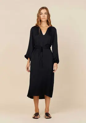 Dress Rinia 8011 5-Black | Color: 5 BLACK | Size: S