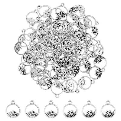 80Pcs 2 Styles Alloy Charms
