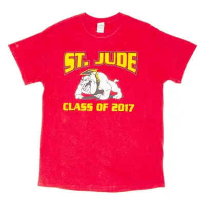GILDAN St. Jude Class Of 2017 Mens T-Shirt Red USA M
