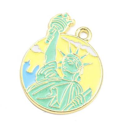 Alloy Enamel Pendants