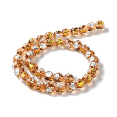 Handmade Gold & Silver Foil Lampwork Beads