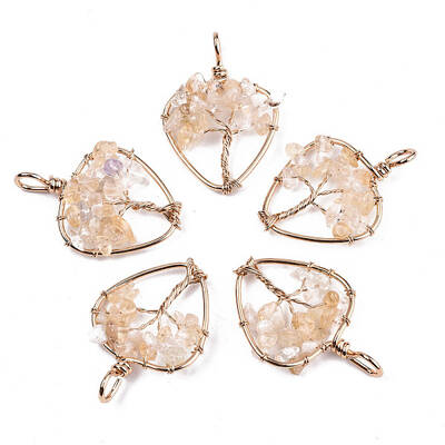Natural Citrine Pendants