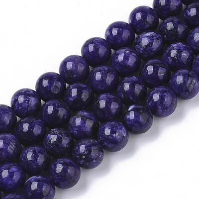 Natural Charoite Beads Strands