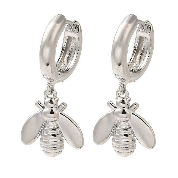 Rack Plating Brass Hoop Earrings