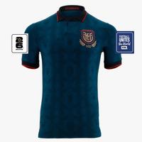Ecuador national football team Soccer jersey 2025 ESTUPIÑAN E.VALENCIA M.CAICEDO Men's Fan Version Visiting ground