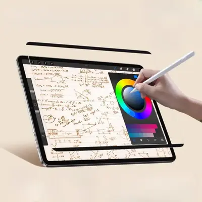 Magnetic Paper-feel Screen Protector, 1 Count Clear Detachable & Reusable Matte Film for iPad Pro, Air, Mini, Great for Writi...