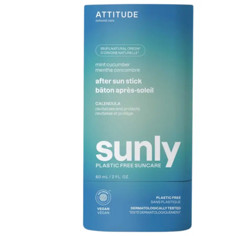 Attitude Sunly - Aftersun Stick Mint & Cucumber 60 ml