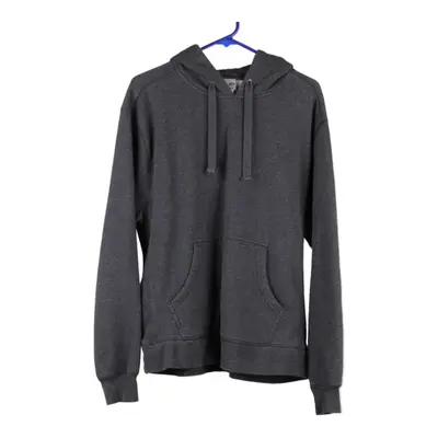 Champion Hoodie - Small Grey Cotton Blend