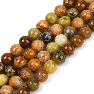 Natural Green Opal Beads Strands