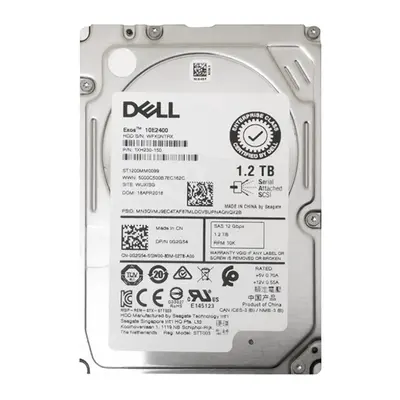 G2G54 Dell 1.2TB 12Gb/s SAS 10000 2.5-Inch Hard Drive