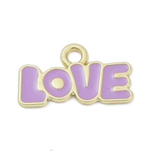 Valentine's Day Alloy Enamel Pandants