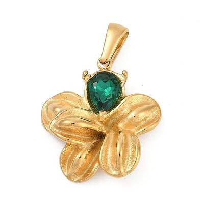 304 Stainless Steel Rhinestone Pendants