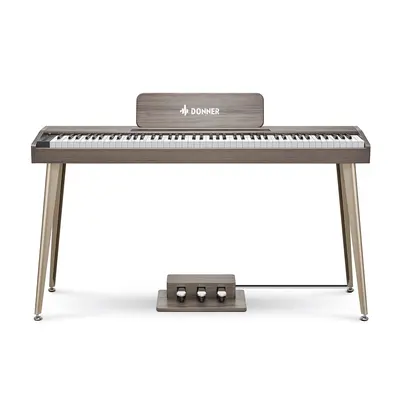 Donner DDP-60 Semi-Weighted Digital Piano - Gray / Piano