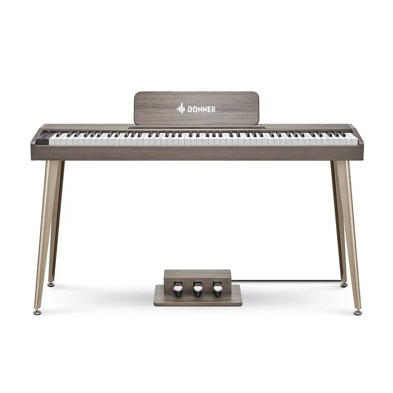 Donner DDP-60 Semi-Weighted Digital Piano - Gray / Piano