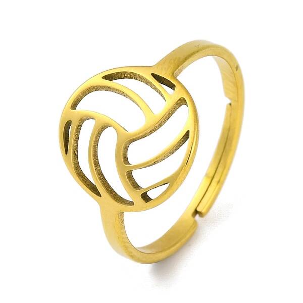 201 Stainless Steel Adjustable Ring for Women
