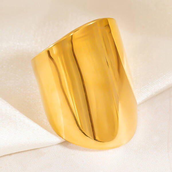 304 Stainless Steel Cuff Rings for Women