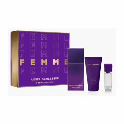 Angel Schlesser Femme Magique Eau De Toilette Spray 100ml Set of 3 pieces