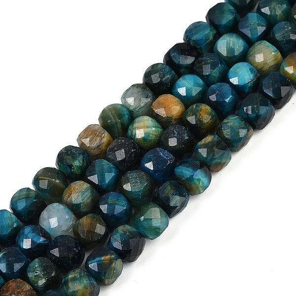 Natural Tiger Eye Dyed Beads Strands