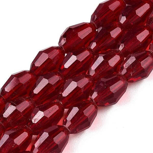 Transparent Glass Beads Strands