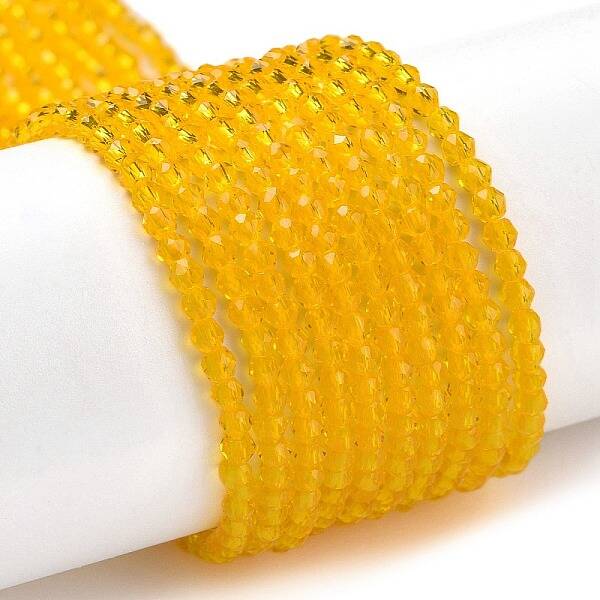 Transparent Glass Beads Strands