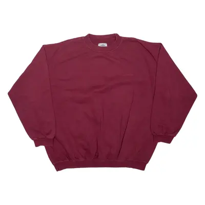 JACK MORGAN Sweatshirt Maroon Mens XL