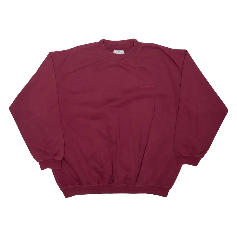 JACK MORGAN Sweatshirt Maroon Mens XL