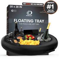 DIVEBLAST Floating Drink Holder for Pools & Hot Tubs —  Holds Up to 50 LBS — Cool & Unique Drink Floaties — Premium Swi...