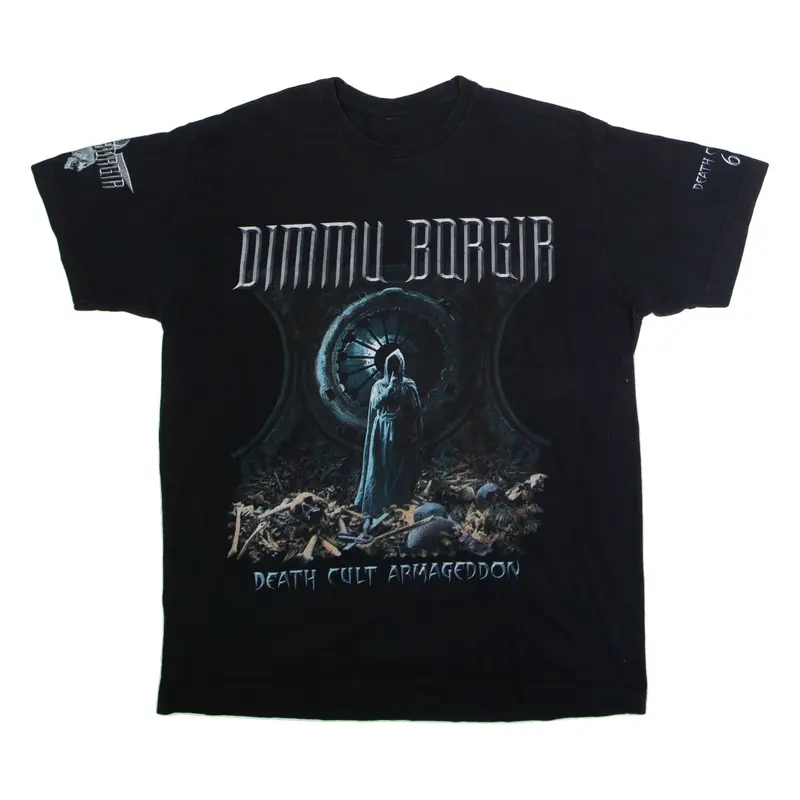 DIMMU BORGIR Death Cult Armageddon Mens Band T-Shirt Black Crew Neck L