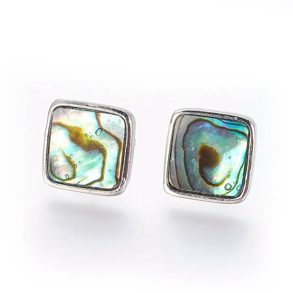 Brass Stud Earrings