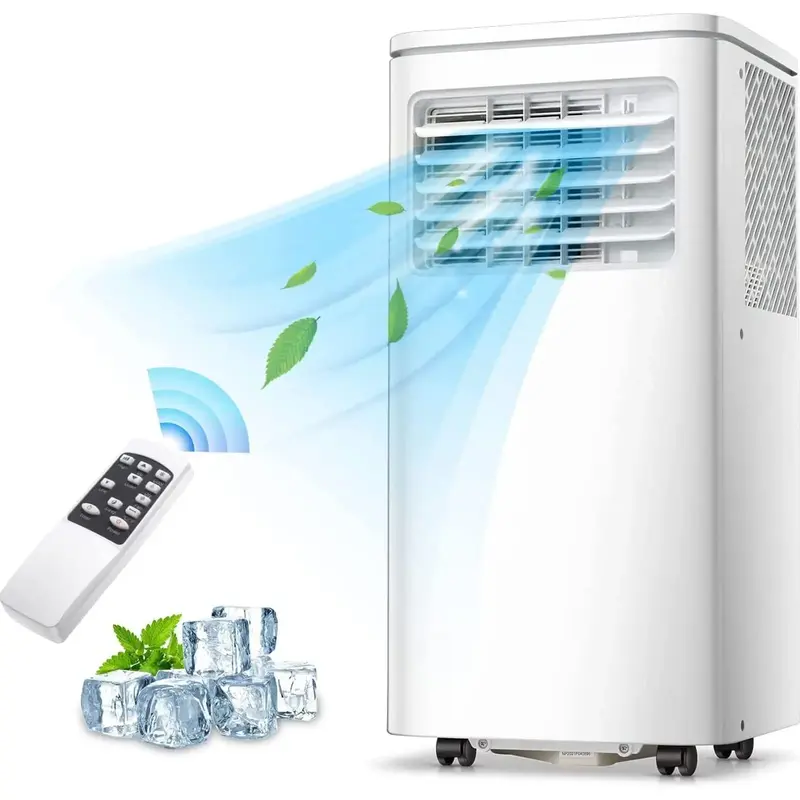 【Fall Deals For You】Antarctic Star Portable Air Conditioner 8000 BTU (ASHRAE), Remote Control, Fan Mode, Cools 250sq.ft, ...