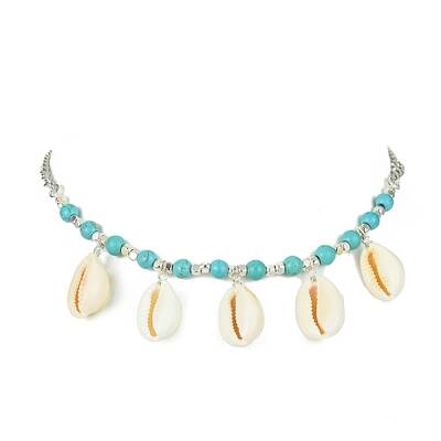 Natural Shell Bib Necklace
