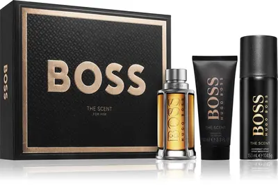 Hugo boss The Scent Gift Set Eau de Toilette Men 100 ml, deo spray 150 ml and shower gel 100 ml