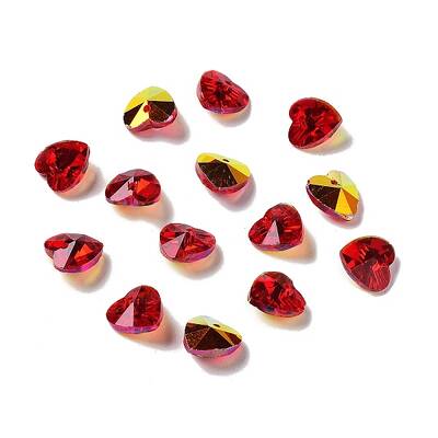 Electroplate Glass Charms