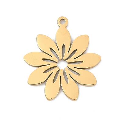 5Pcs 201 Stainless Steel Pendants