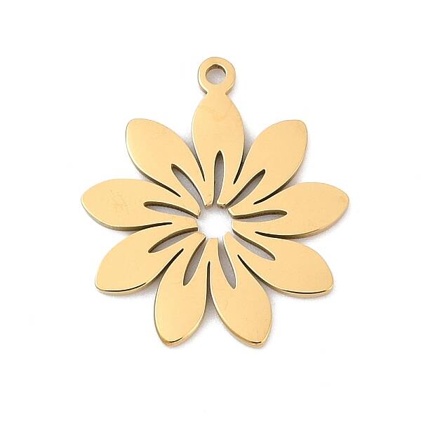 5Pcs 201 Stainless Steel Pendants