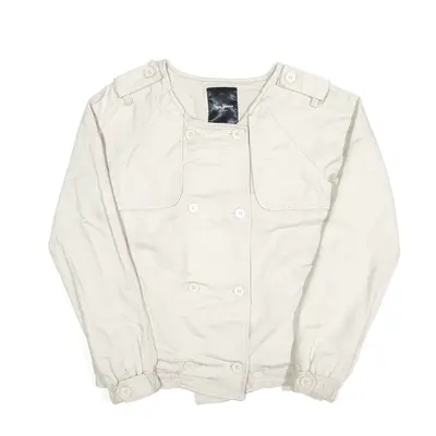 PEPE JEAMA Pea Jacket Beige Womens S