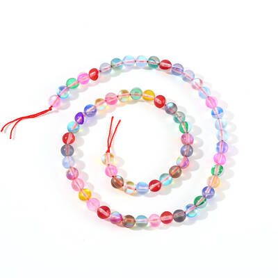 Synthetic Moonstone Beads Strands