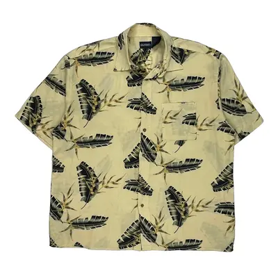 Puritan Hawaiian Shirt - XL Beige Viscose