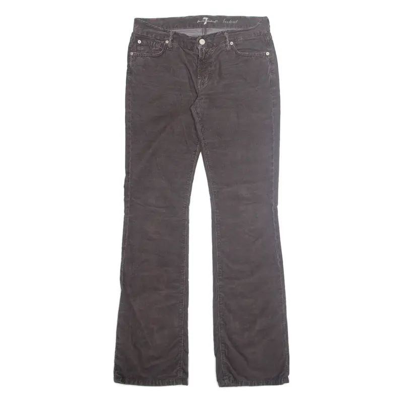 7 FOR ALL MANKIND Womens Trousers Brown Regular Bootcut W29 L33