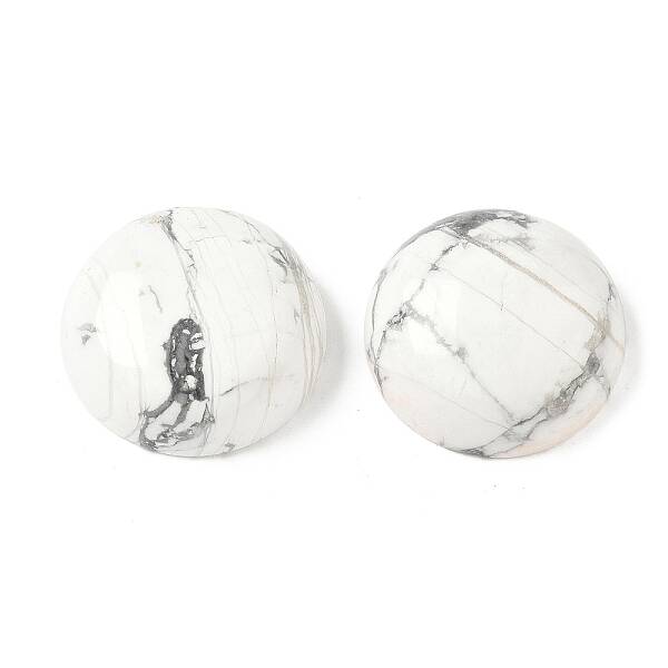 Natural Howlite Cabochons