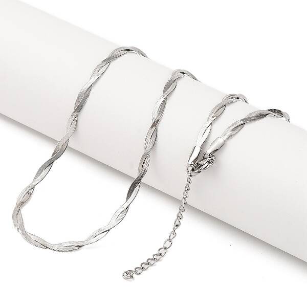 304 Stainless Steel Snake Chains Necklaces
